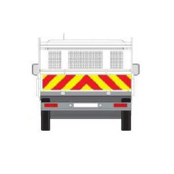 Retro-reflective Chevrons and Decals made from 3M High Intensity Prismatic